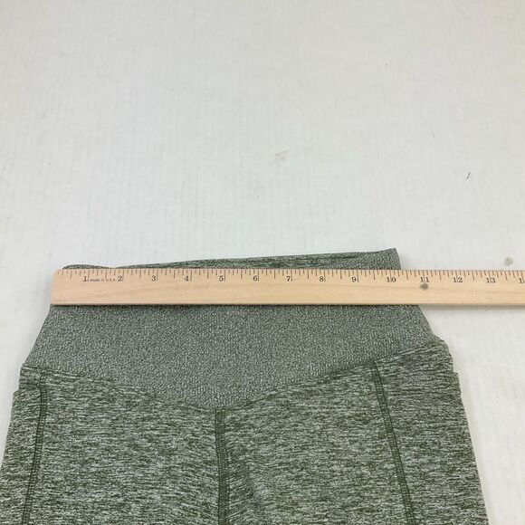 Victorias Secret Pink Cozy High Rise Leggings Green Pull On Side Pockets Size XS - Picture 9 of 12